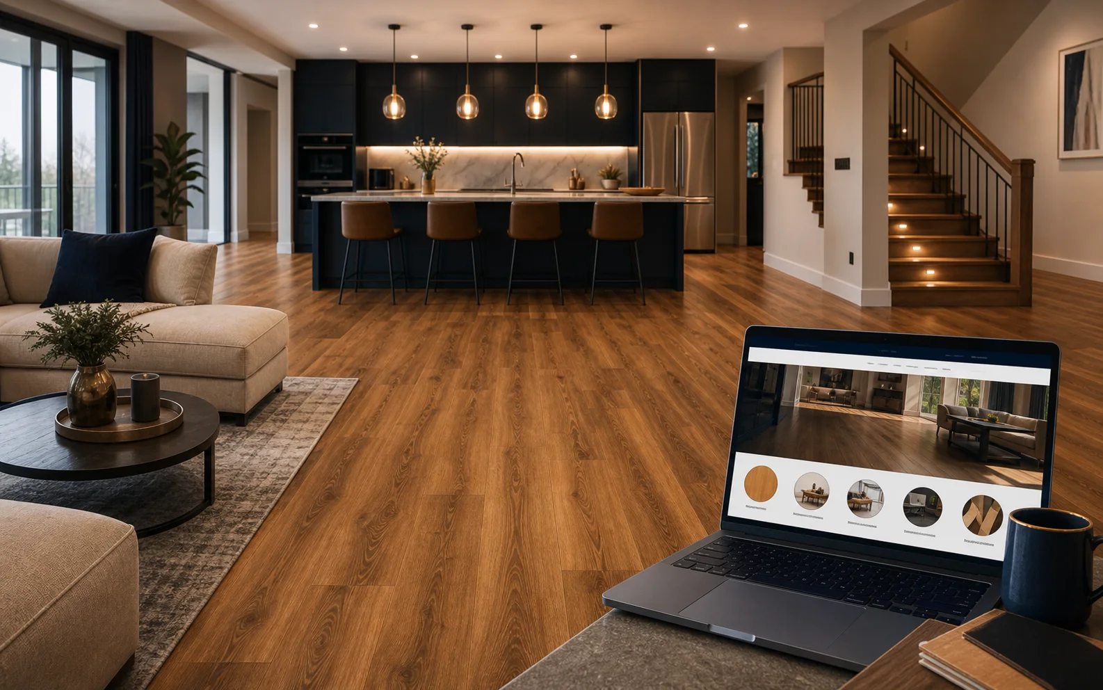 Contexto visual do projeto BMB Flooring